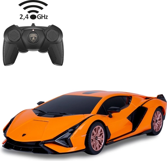Auto RC Jamara Lamborghini Sián FKP 37 1:24 arancione 2,4 GHz - 1 pezzo