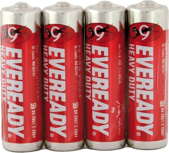 Energizer Eveready Heavy Duty Red AA R6 1,5 V – batterie stilo, 4 pz