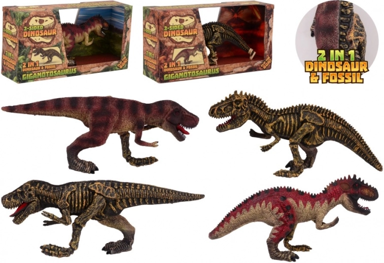 Grande dinosauro double-face Animal World 30 cm