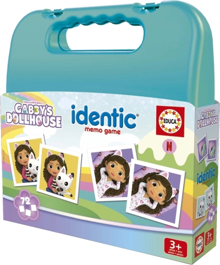 Educa memory in valigetta La casa delle bambole magica di Gábi (72 carte)