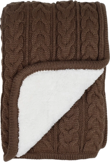 VINTER & BLOOM coperta cuddly chocolate chip