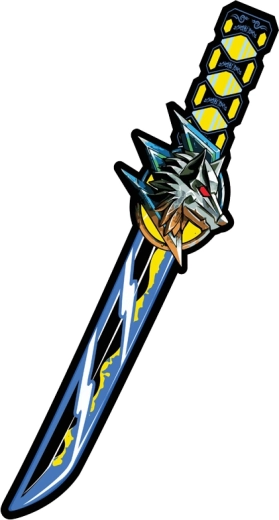 Spada samurai in schiuma – lupo