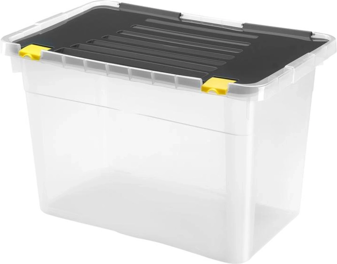 Box di stoccaggio in plastica con coperchio HEIDRUN 54 l