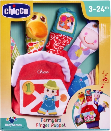 Chicco burattino da mano Fattoria con suoni 3m+