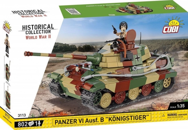 Set di costruzione carro armato Panzer VI Ausf. B Königstiger 1:35 di COBI