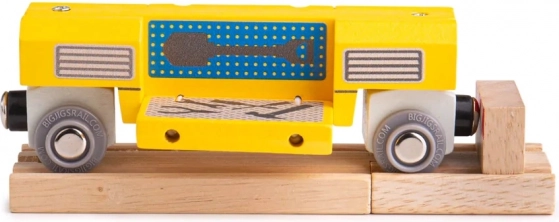 Bigjigs Rail officina mobile in legno – carro con attrezzi