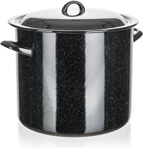 Pentola smaltata con coperchio 24 cm, 7,5 l