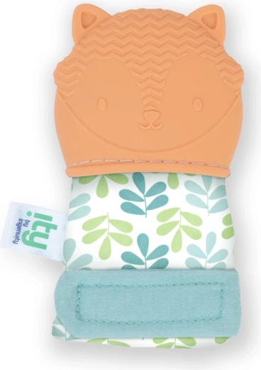 Ingenuity guantino massaggiagengive volpe Kitt arancione senza BPA 3m+