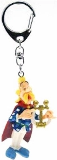 Portachiavi Plastoy Troubadix con lira (Asterix & Obelix) - 1 pezzo