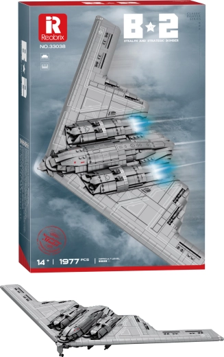 Kit di costruzione del bombardiere B-2 Spirit (1977 pezzi)