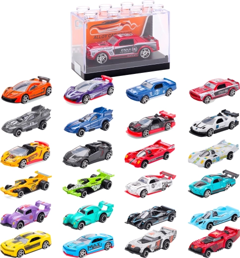 Modello in metallo di auto da corsa 1:64 – vari modelli