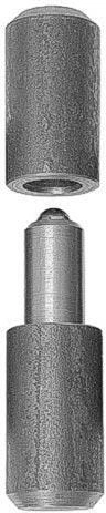 Cerniera da saldare con sfera 110 × 30 mm