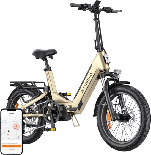 Engwe L20 3.0 Pro e-bike urbana pieghevole 20" oro