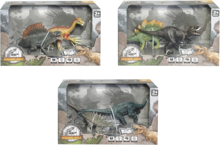 Figure di dinosauri – set da 2 pezzi