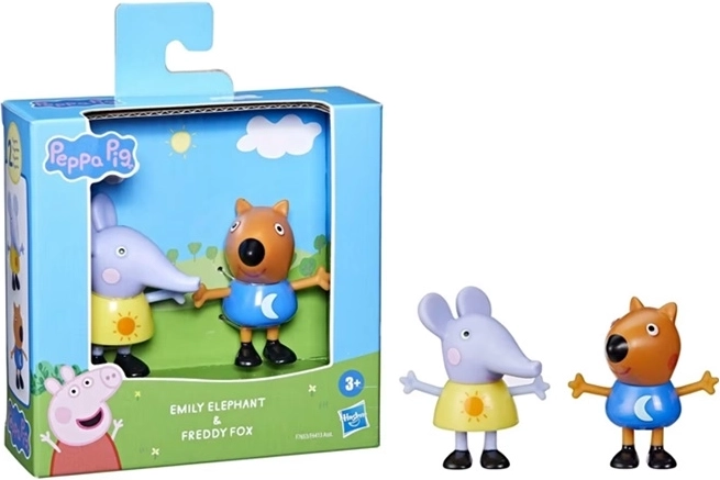 Peppa Pig set di 2 personaggi Emily e Freddy