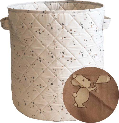 Petú Petú cestino portaoggetti trapuntato teddy