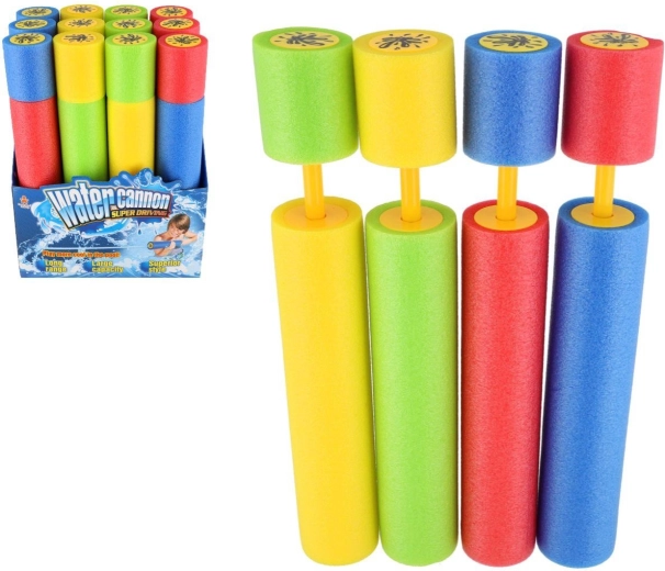 Cannone ad acqua in schiuma 40 cm – 4 colori (12 pz in box)