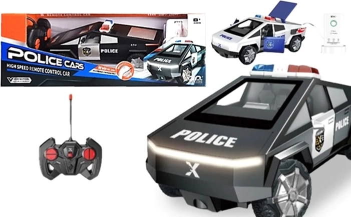 Auto della polizia futuristica radiocomandata