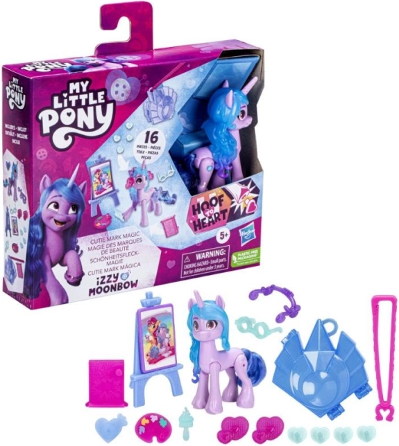 My Little Pony Cutie Mark Magico – set con portachiavi e pony articolato da 8 cm