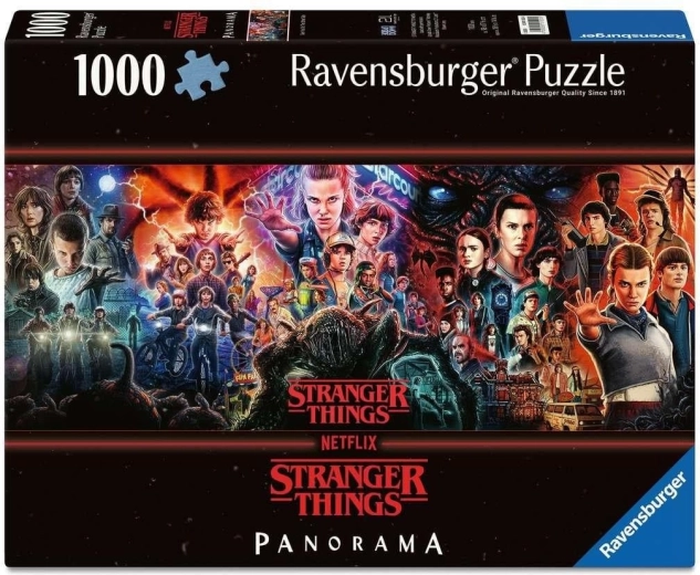 Puzzle panoramico Stranger Things 1000 pezzi RAVENSBURGER