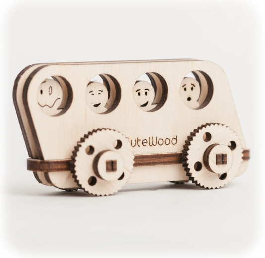 Cutewood puzzle 3D in legno Autobus