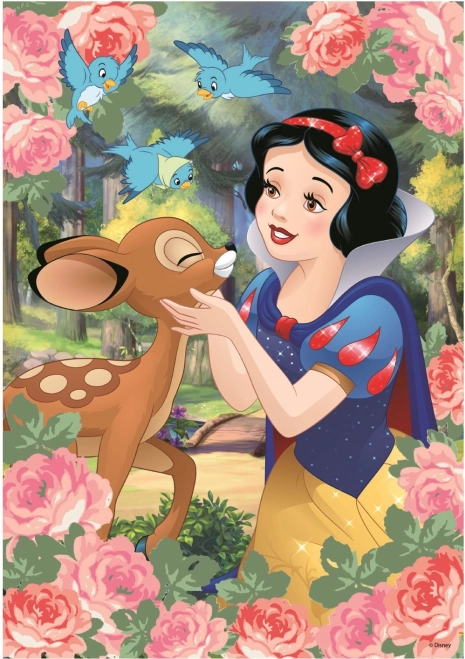 Puzzle Biancaneve e Cerbiatto - 200 pezzi diamantati