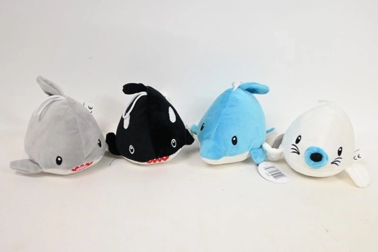 Peluche di animali marini 14 cm (mix di 6 tipi)