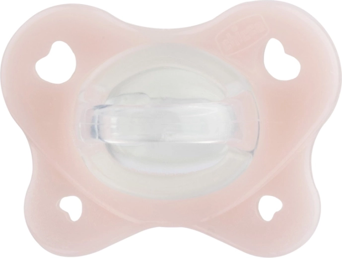 Succhietto Chicco PhysioForma Dual Soft rosa per bambini da 0 a 2 mesi - 1 pezzo