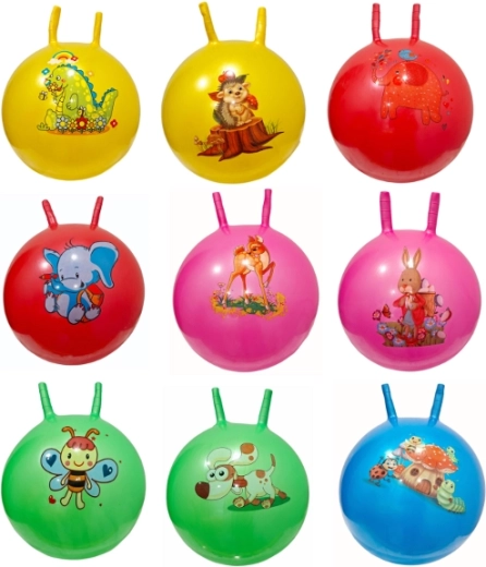 Palla saltellante con maniglie 45 cm