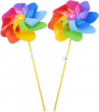 Girandola colorata con palette arcobaleno