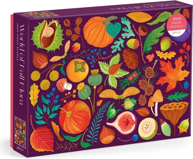 Puzzle Galison Mondo della flora autunnale, 1000 pezzi