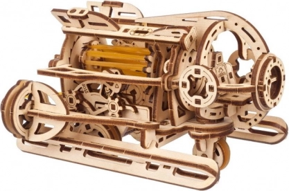 Puzzle meccanico 3D in legno Sottomarino steampunk