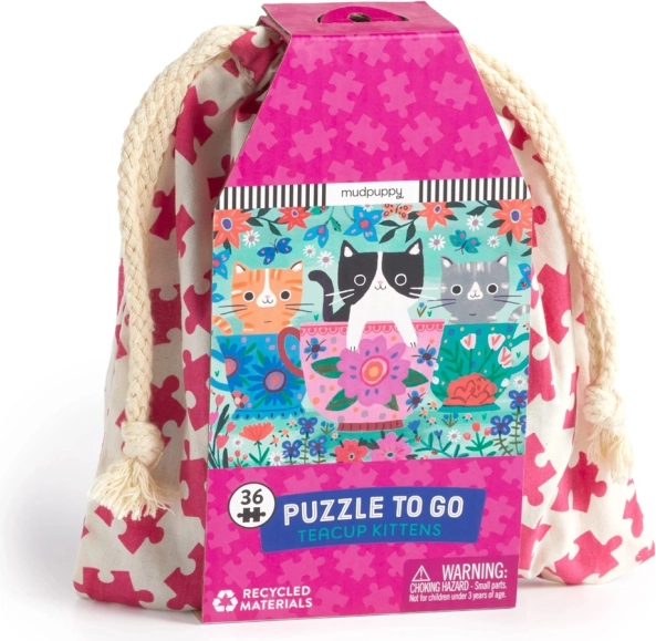 Puzzle da viaggio: Gattini nella tazza - Mudpuppy