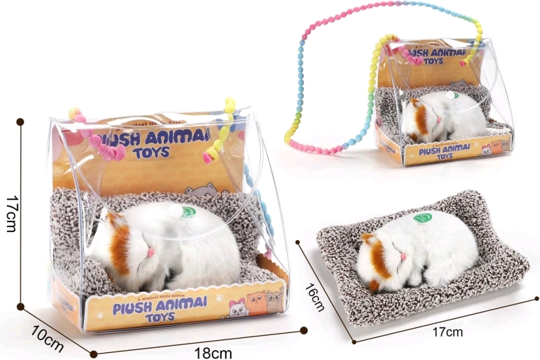 Borsetta con gattino con effetti 20 cm - 1 pezzo