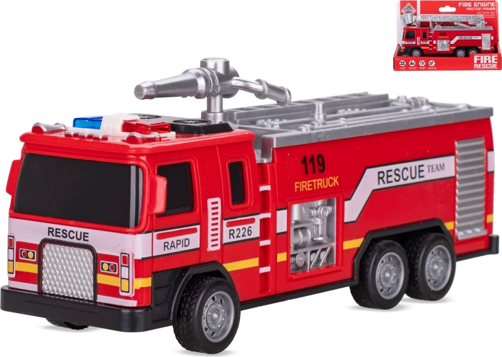 Camion dei pompieri a frizione 17,5 cm