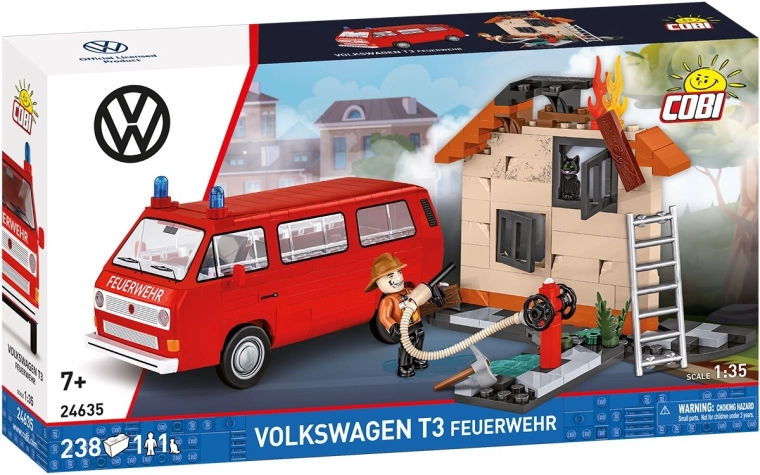 Cobi Volkswagen T3 pompieri 1:35 kit di costruzione