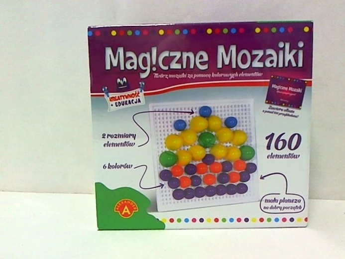 Mosaici magici – kit creativo ed educativo 160 pz
