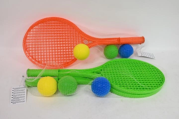 Mazze in plastica per giochi all’aperto 55 cm + 3 palline in schiuma