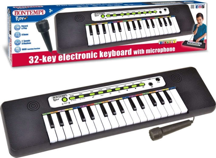 Tastiera elettronica Bontempi con microfono e 32 tasti