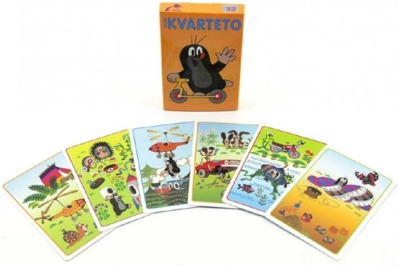 Quartetto Krtek – gioco di carte per bambini