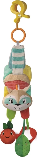 Procione di peluche con clip per appenderlo CLEMENTONI