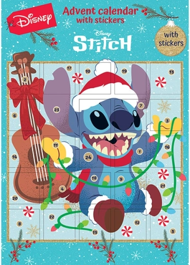 Calendario dell’Avvento con adesivi Lilo & Stitch