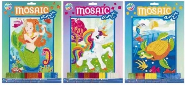 CCG mosaico con glitter A4 sirena