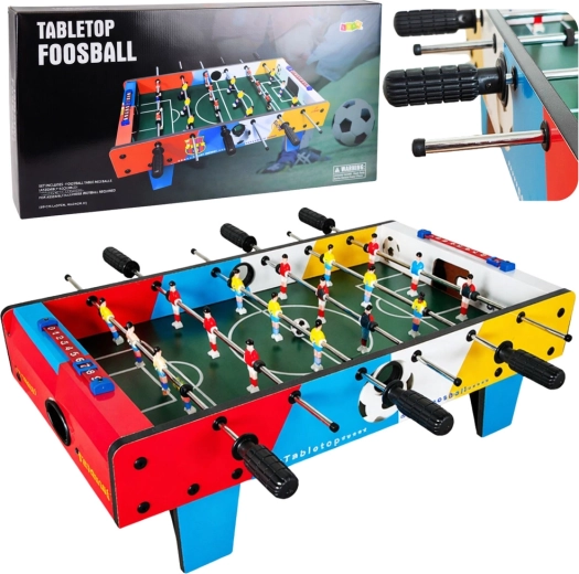 Mini biliardino da tavolo 69 cm con 2 palline