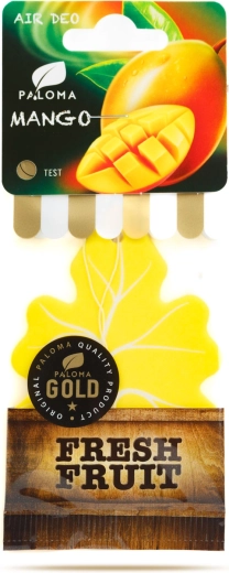 Deodorante per auto sospeso Paloma Gold Fresh Fruit Mango