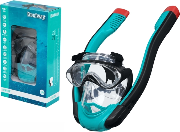 Maschera da snorkeling per adulti Bestway Flowtech S/M