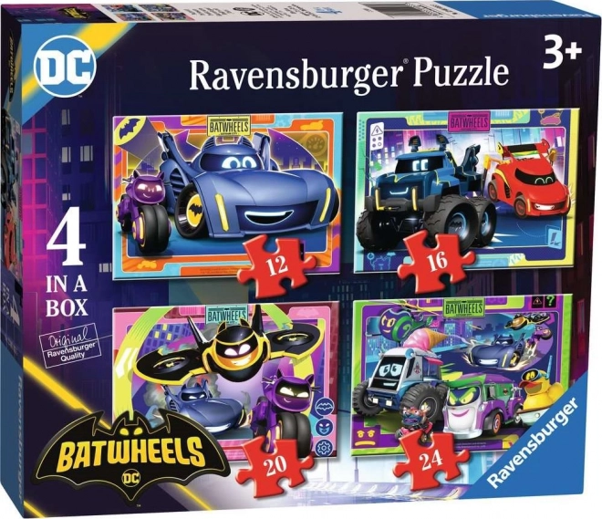 Puzzle Batwheels di Ravensburger, 4in1