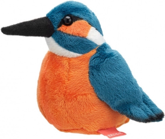 Uccello di peluche martin pescatore comune 13 cm
