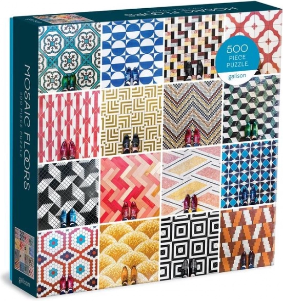 Puzzle Galison Pavimenti a mosaico 500 pezzi