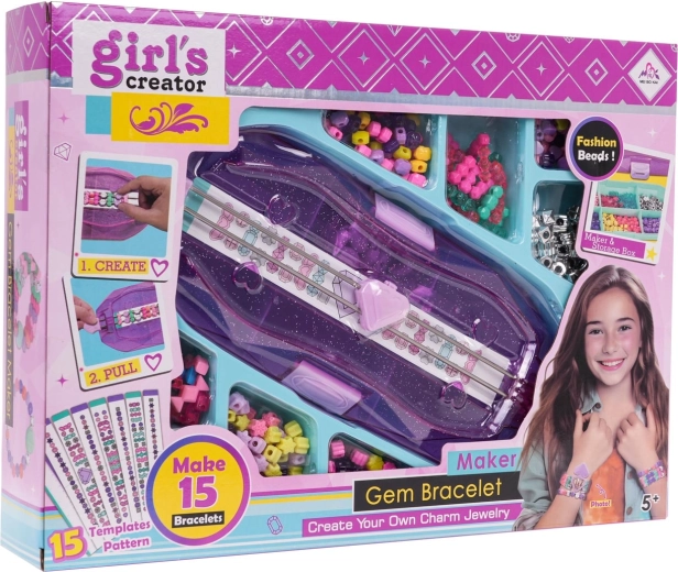 Set creativo per la realizzazione di braccialetti con accessori